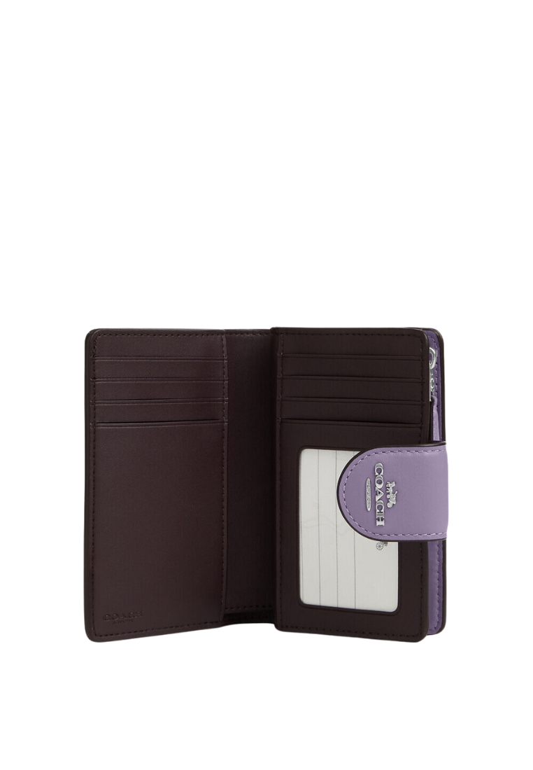 Coach Medium Corner Zip Wallet In Light Violet CR791
