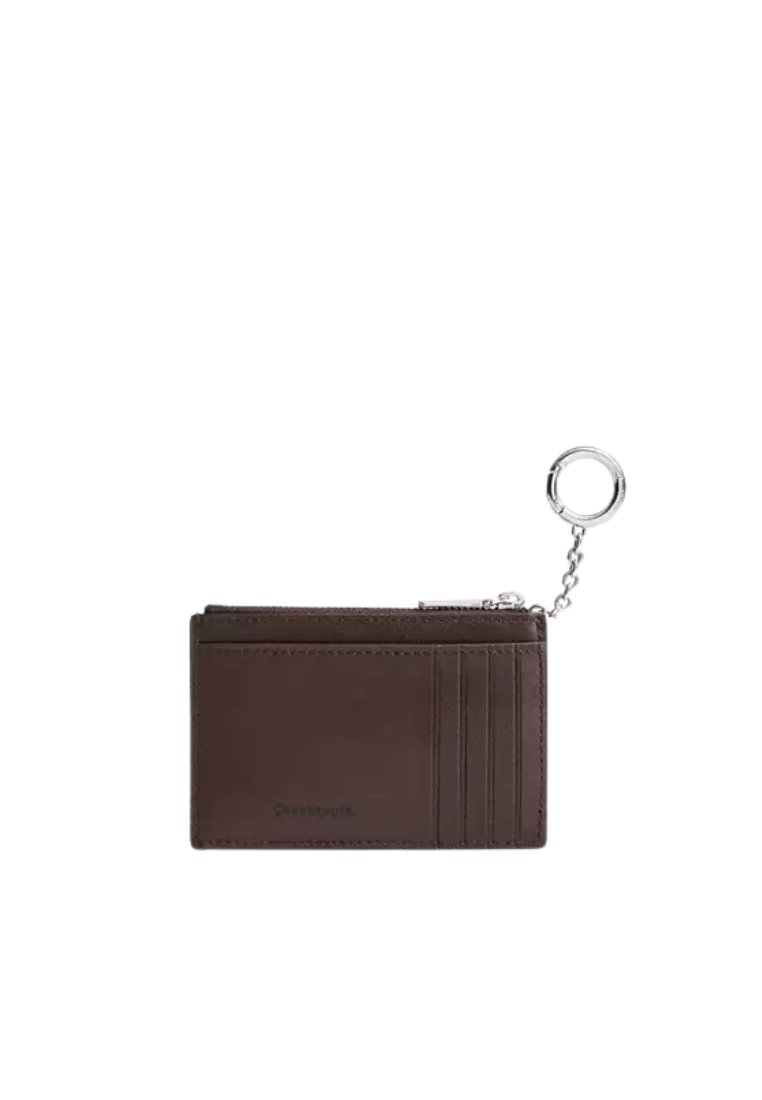 ( PREORDER ) Coach Alter Ego Zip With Key Ring Card Case In Neutral CDU08