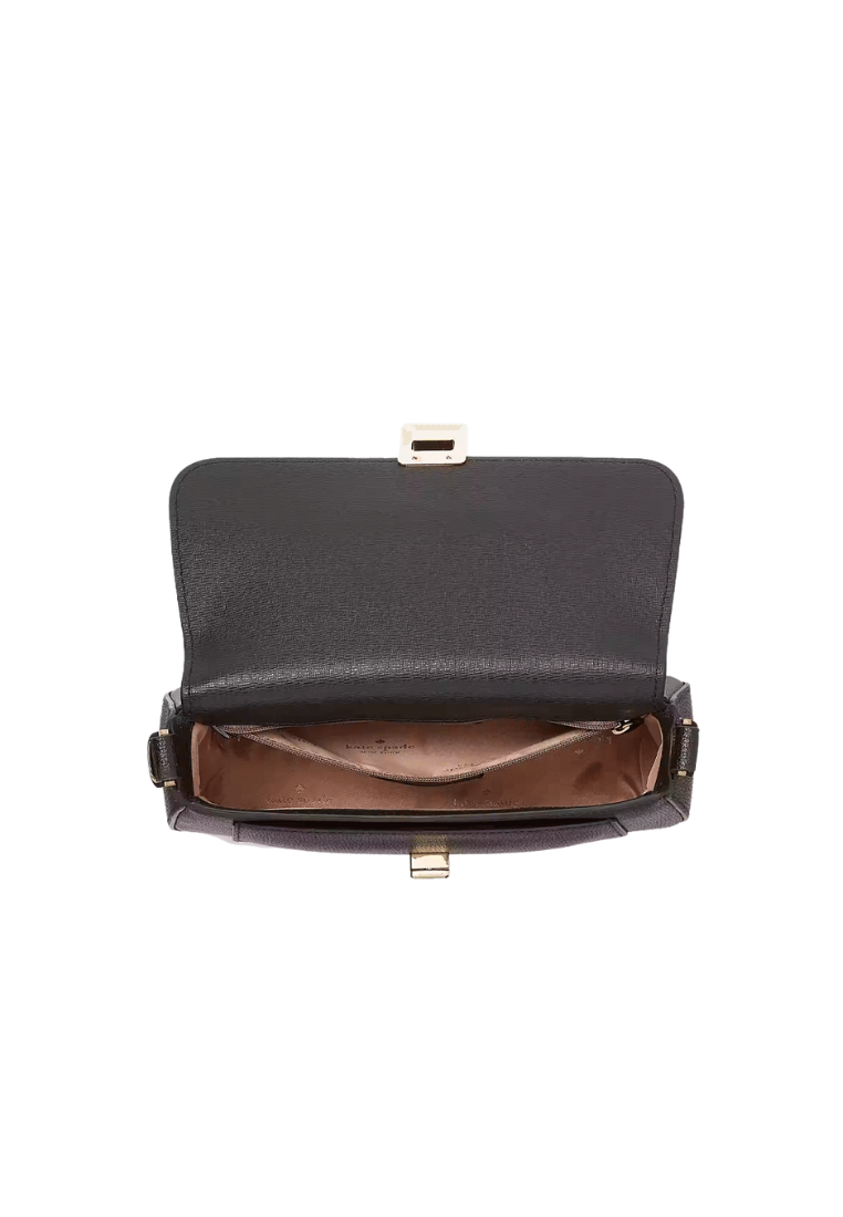 Kate Spade Phoebe Small Flap Crossbody Bag In Black KF554