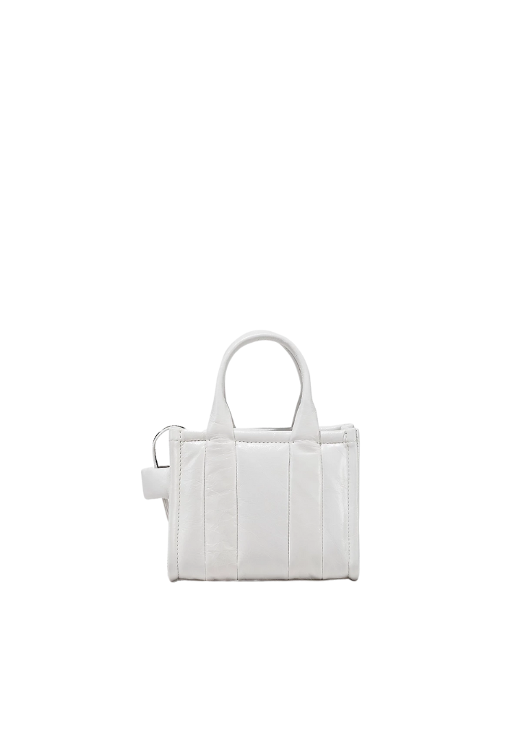 Marc Jacobs The Shiny Crinkle Small Tote Bag In White H065L01TF22