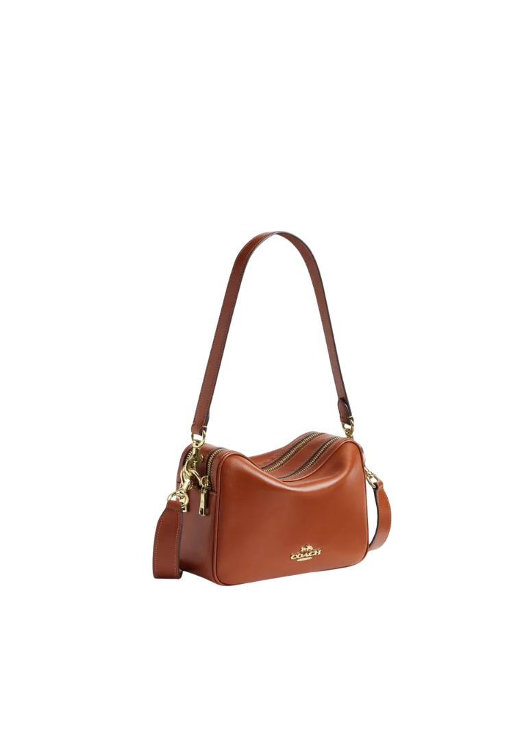 Coach Mini Carey Crossbody Bag In Cinnamon CEA02