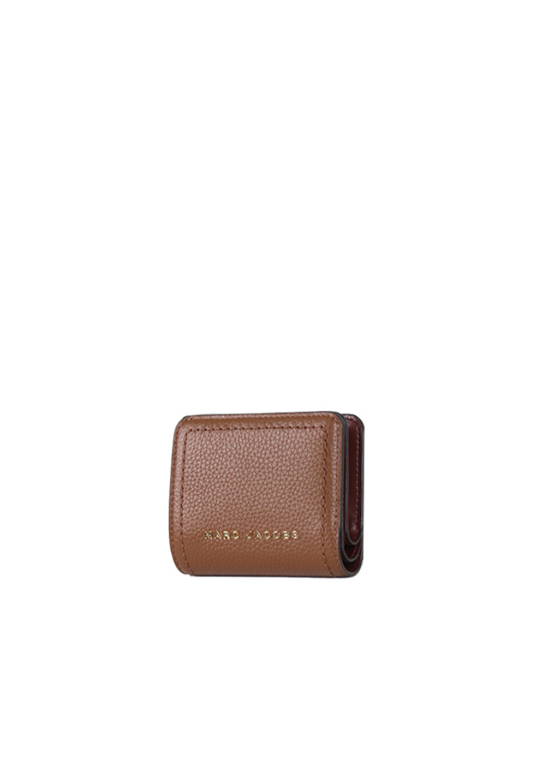 Marc Jacobs The Groove Mini Compact Wallet In Cognac S101L01SP21