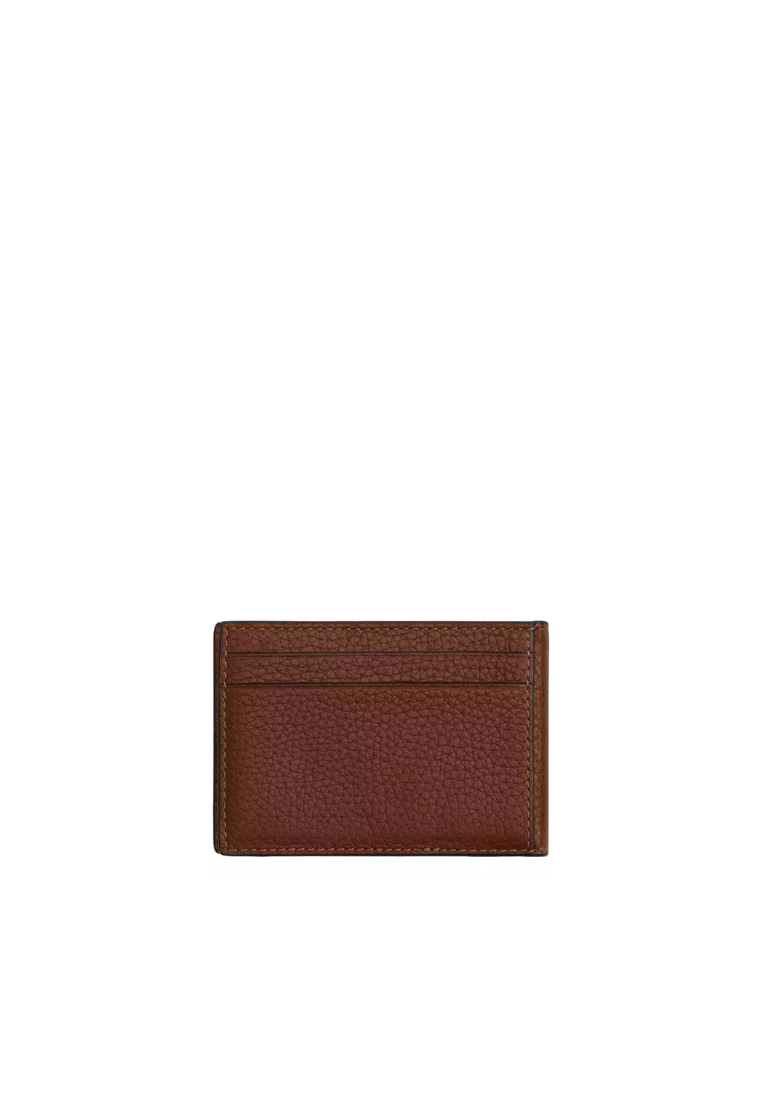 Coach Compact Billfold Wallet In Saddle CM167