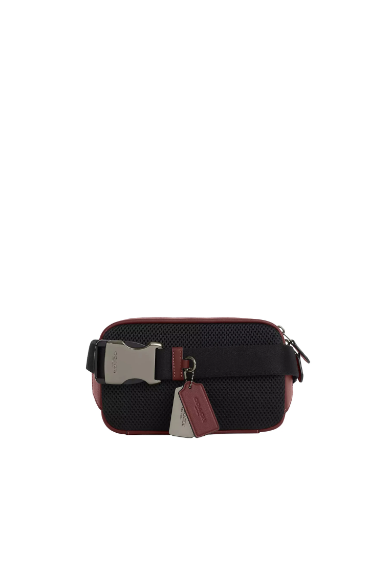 Coach Wyatt Belt Bag Belt Bag Signature Leather In Wine Multi CM150
