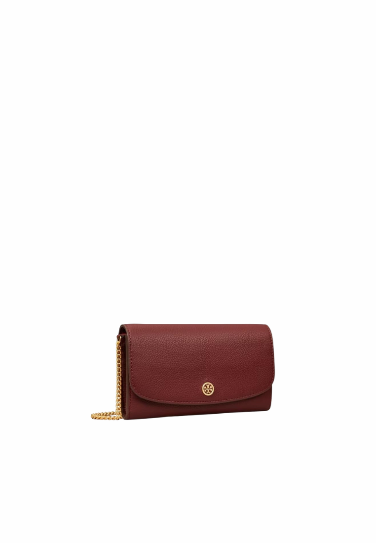 Tory Burch Robinson Chain Convertible Crossbody Bag In Claret 146367
