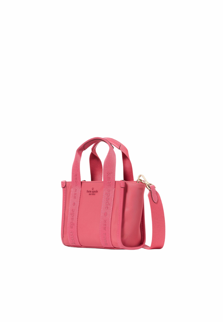 Kate Spade Kip Nylon Mini Tote Bag In Rose Oil KL933