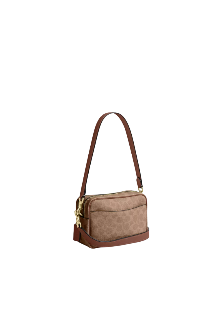 Coach Mini Shoulder Bag Carey In Tan Brown CEK69