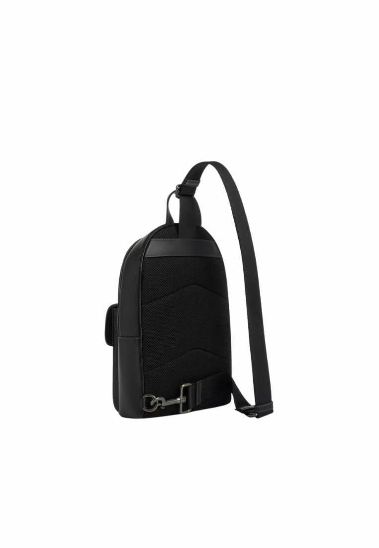 Coach Turnlock Sling Bag In Black CAJ72