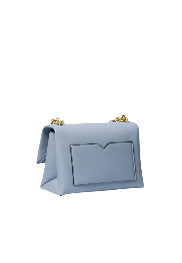 Michael Kors Cece Small Shoulder Bag Faux Leather In Pale Blue 35F3S0EC5O