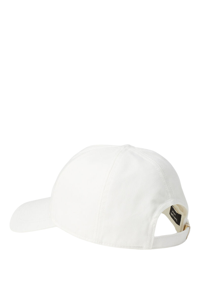Kate Spade Baseball Cap Hats Stacked Logo In Cream KS1003895
