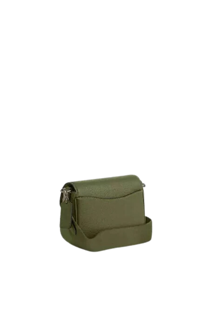 ( AS IS ) Coach Amelia Crossbody Bag Small In Military Green CP001