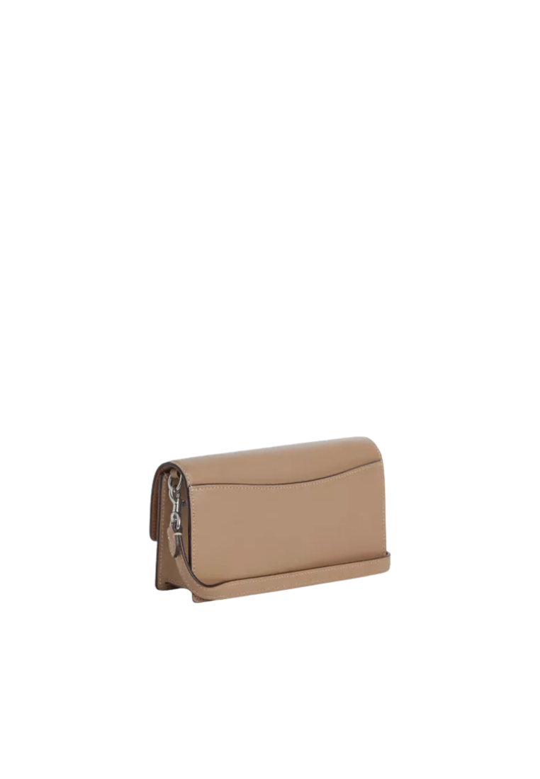 Coach Eliza Small Flap Crossbody Bag In Taupe CP045