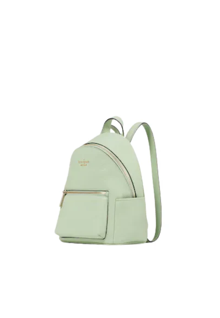 Kate Spade Leila Pebbled Leather Mini Dome Backpack In Beach Glass KB650