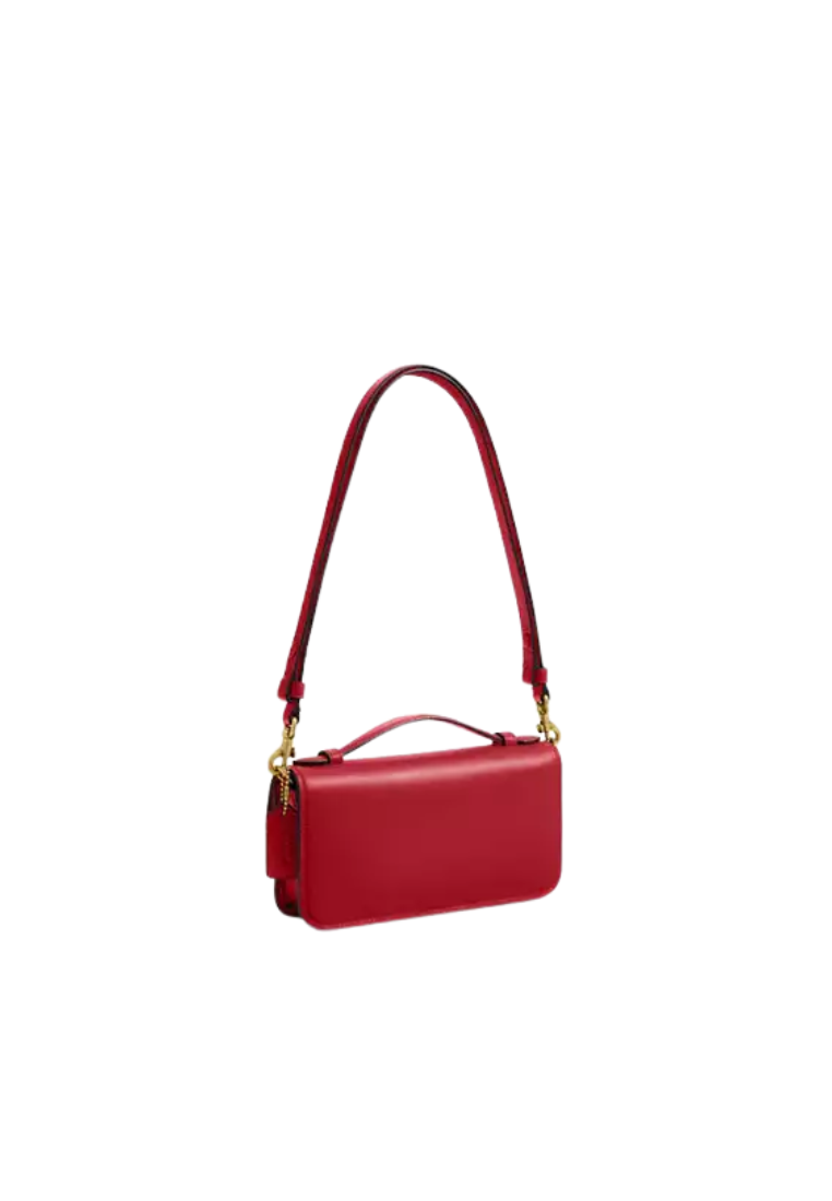 ( PREORDER ) Coach New York Elora Top Handle Crossbody Bag In Brass Poppy CCY30