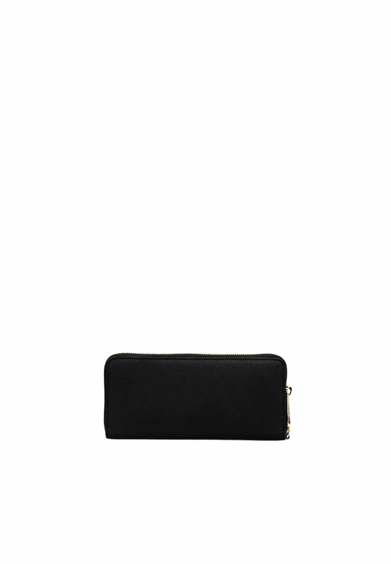 Michael Kors Leather Continental Wristlet In Black 32S5GTVE9L