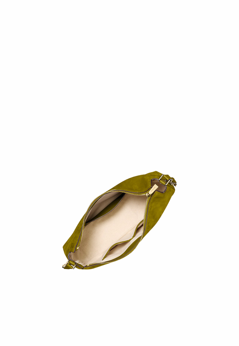 Michael Kors Nolita Medium Nubuck Shoulder Bag In Pistachio 30F5GY5M2L
