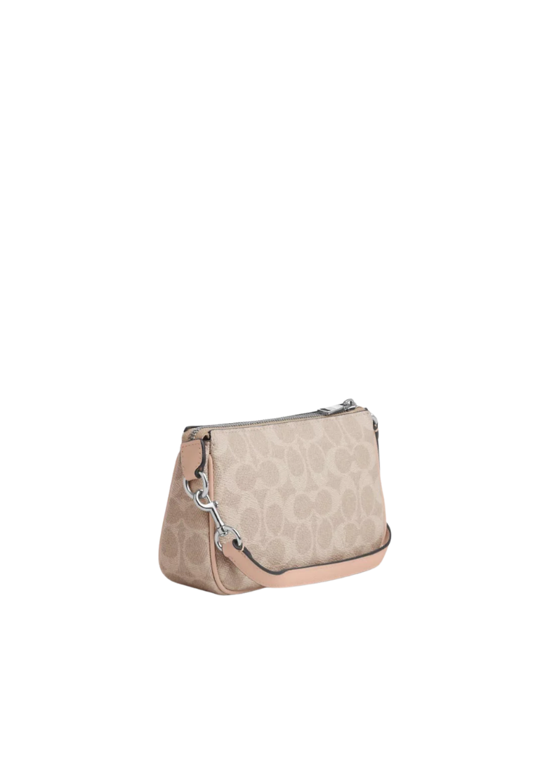 Coach Nolita 19 Shoulder Bag Signature Canvas In Sand Taupe CW426