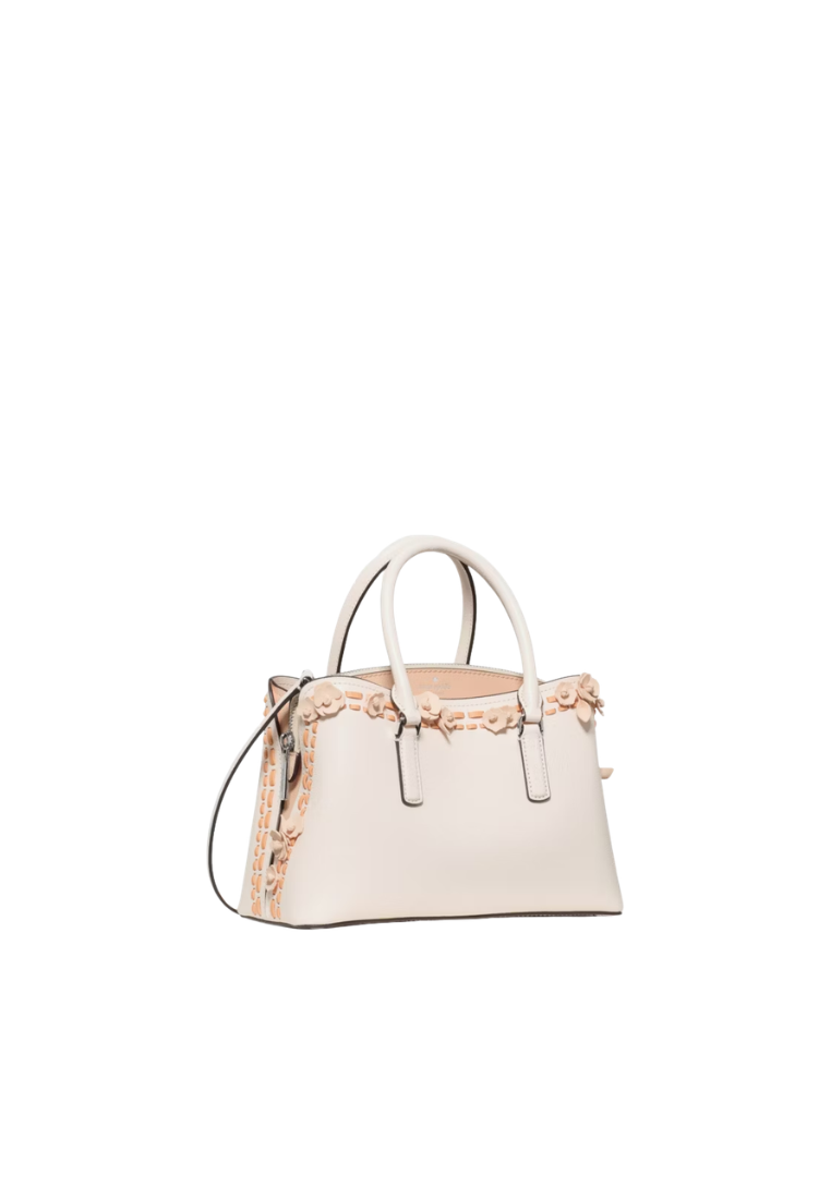 Kate Spade Thompson Satchel Bag Street Floral Small In Fresh Peach KO501