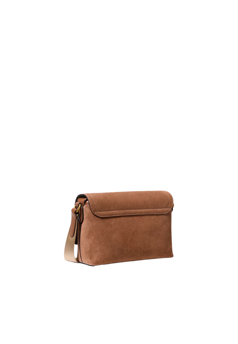 ( PREORDER ) Michael Kors Hudson Mini Crossbody Bag In Luggage 33F6GHDM5S