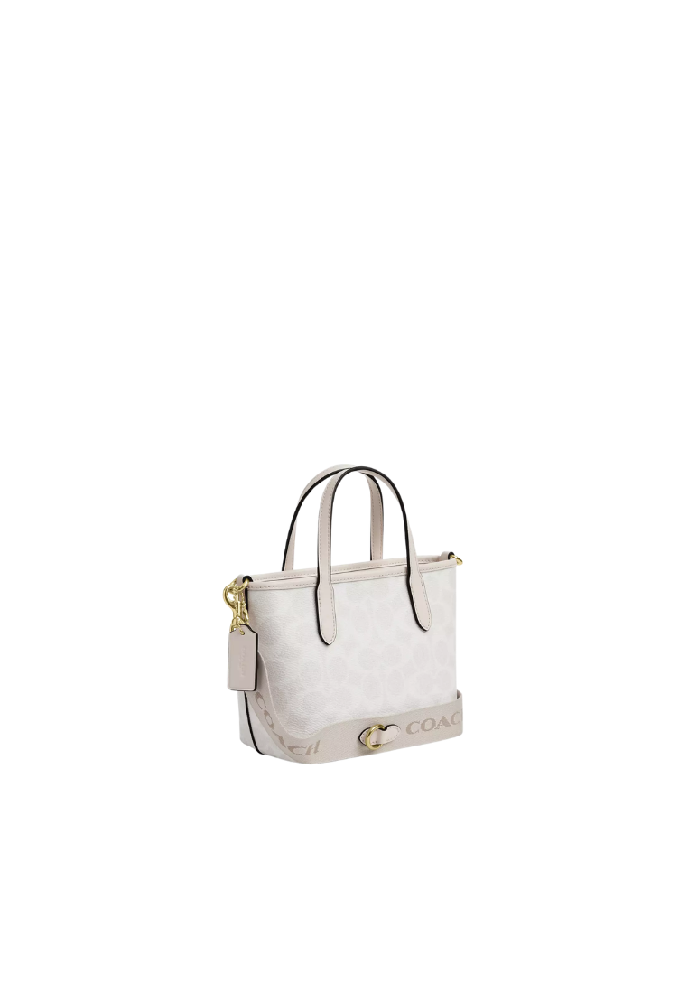 ( PREORDER ) Coach City Mini Tote Bag In White Chalk CW032