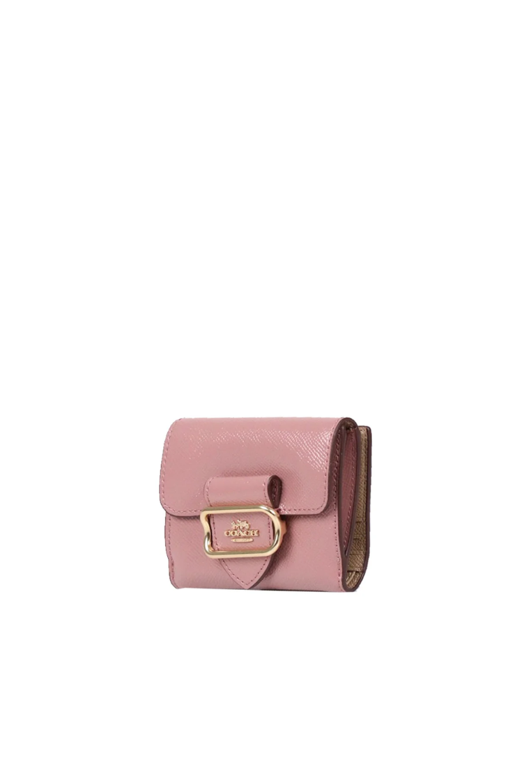 Coach Morgan CE671 Small Leather Wallet In Dusty Rose