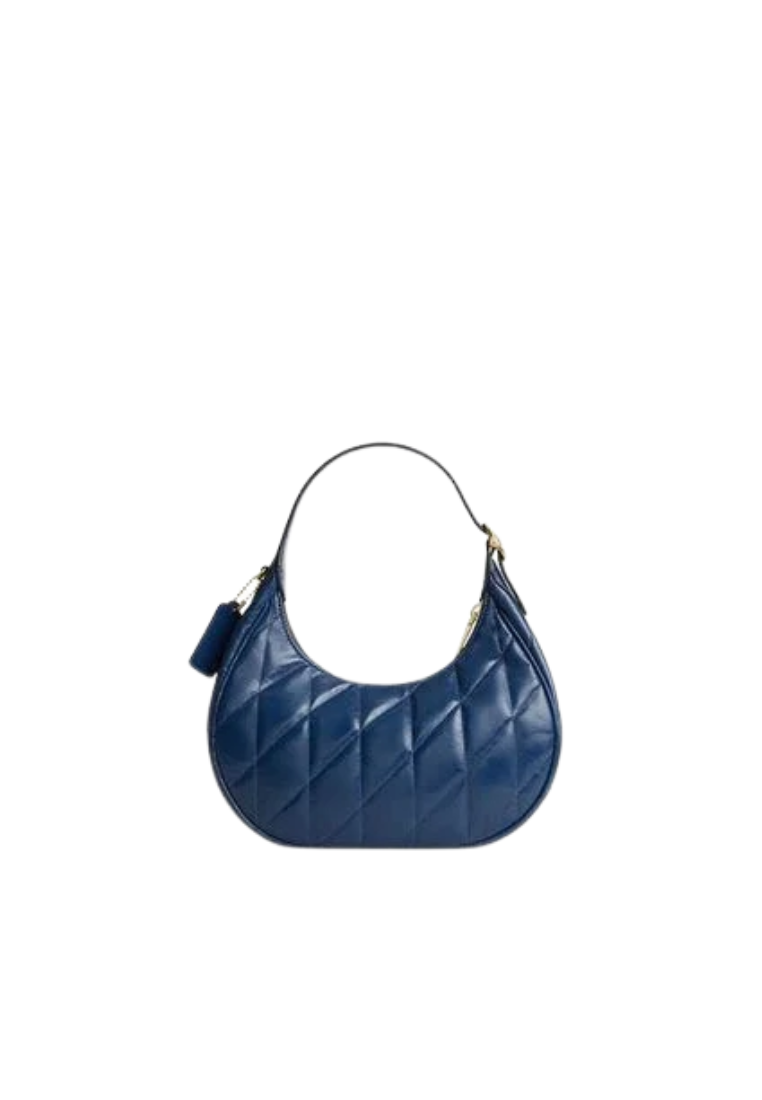 Coach Emily Shoulder Bag With Quilting In Deep Blue CDX21