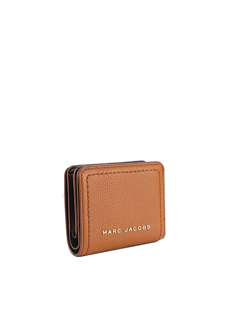 Marc Jacobs Groove Mini Wallet Compact In Smoked Almond S101L01SP21