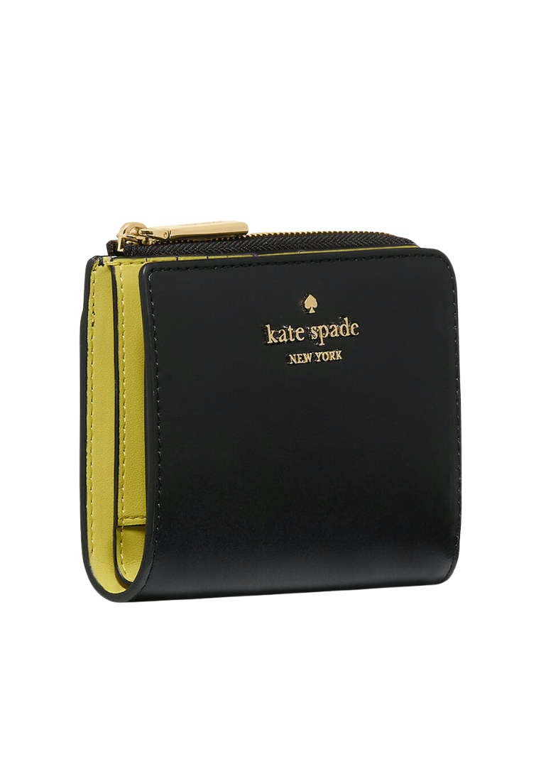Kate Spade Madison Small L-Zip Wallet In Black KM623