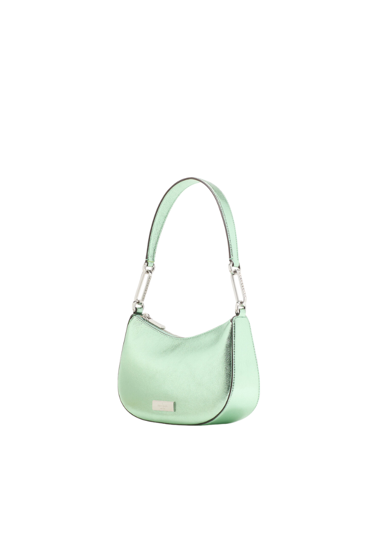 Kate Spade Nina Metallic Shoulder Bag In Seawater KI947