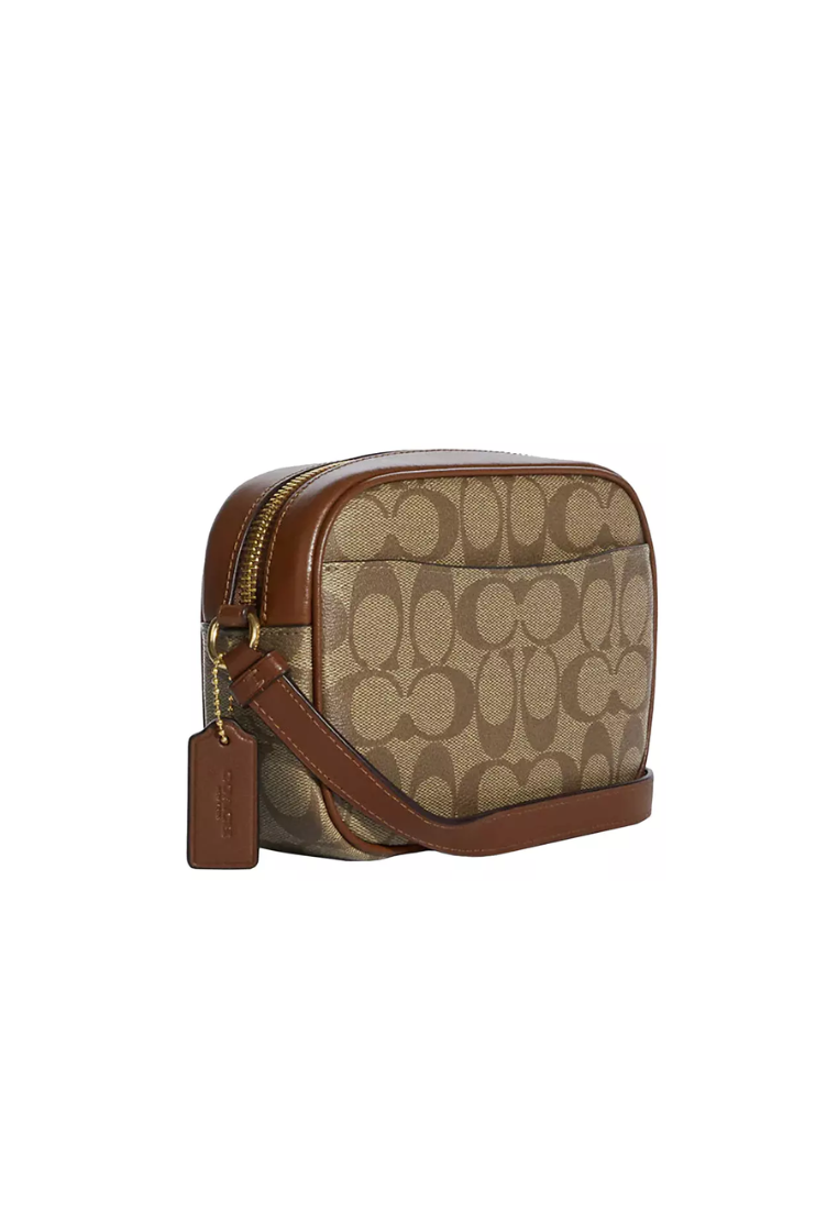Coach Mini Jamie Camera Bag In Khaki Saddle C9926