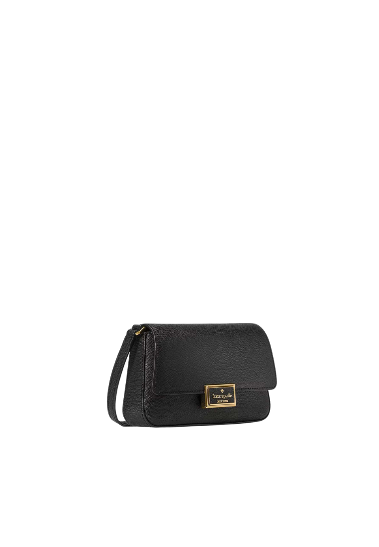 Kate Spade Reegan Crossbody Bag Mini Flap In Black KM532