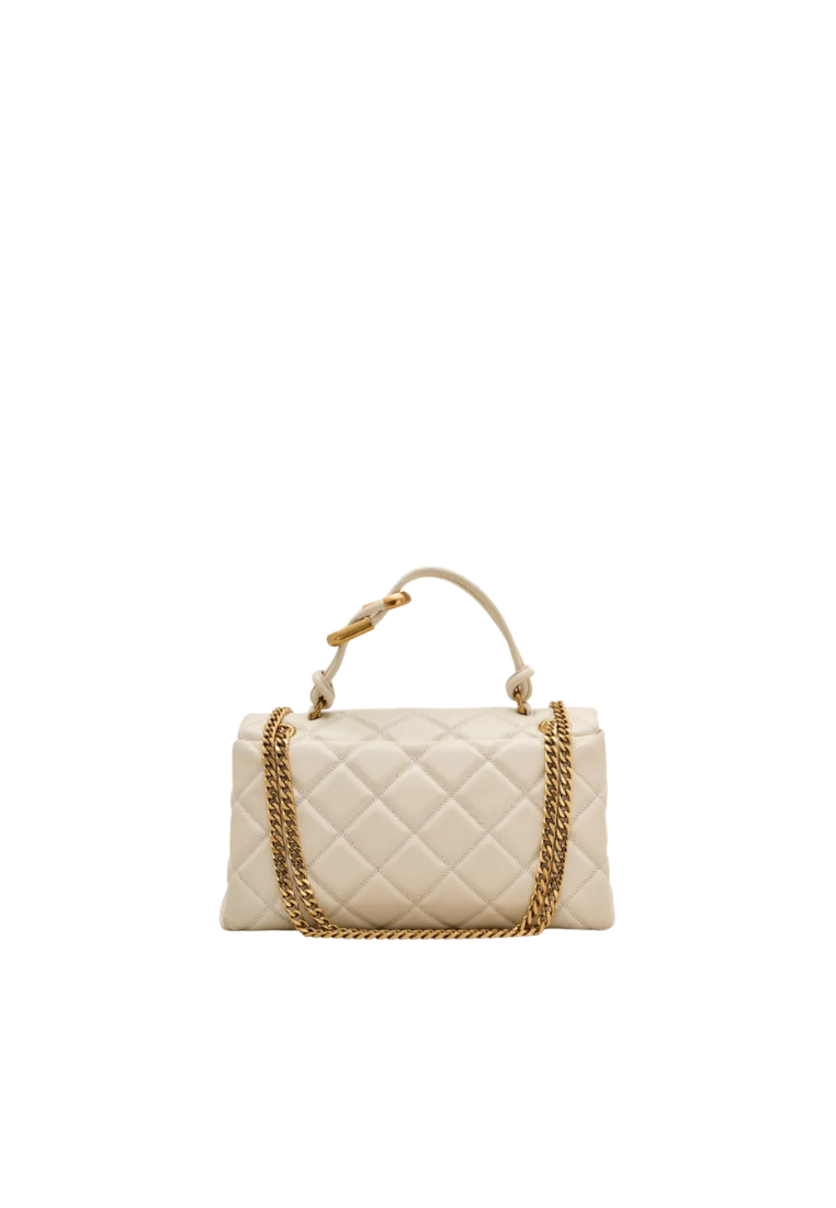 Marc Jacobs The Quilted Dual Convertible Shoulder Bag In Cloud White 2S5HCR007H02