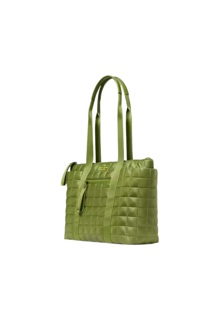 Kate Spade Camden Quilted Small Tote Bag In Kelp Forest KI383