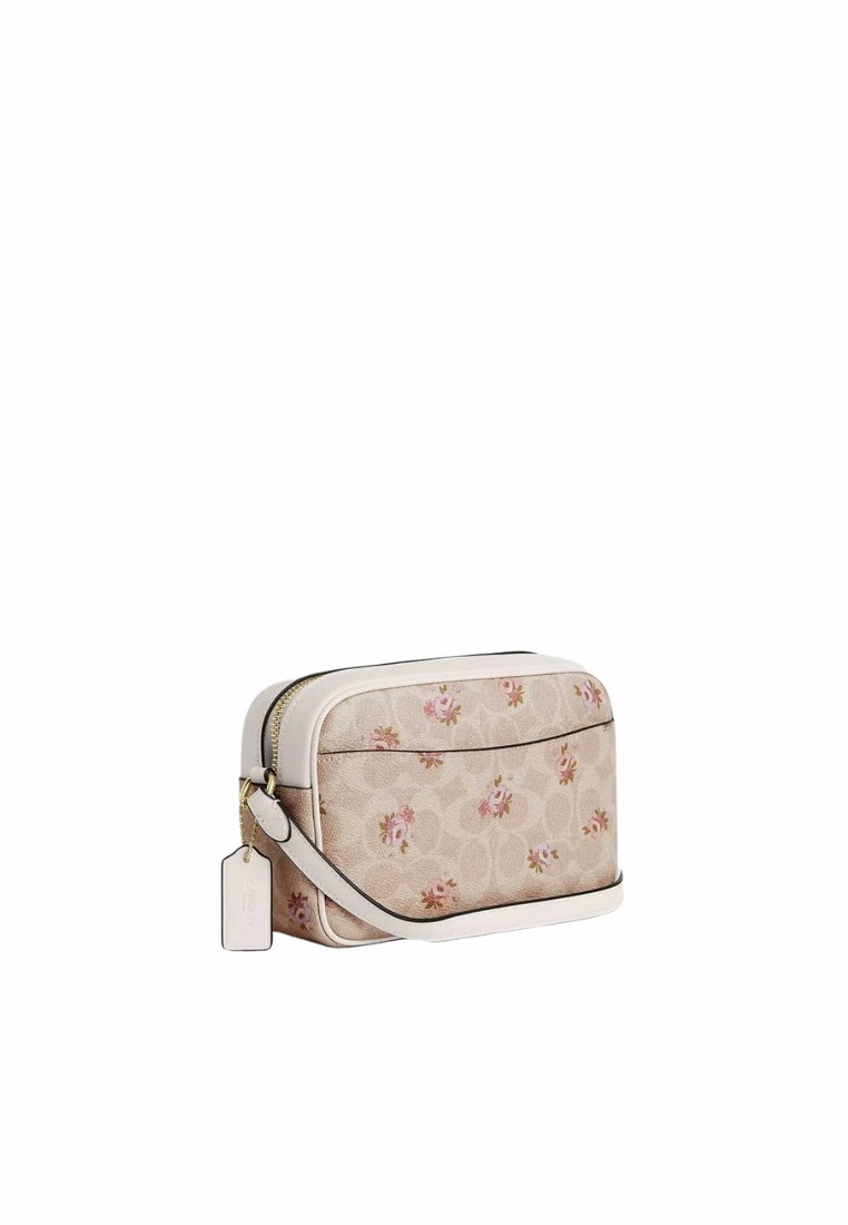 Coach Mini Jamie Camera Bag With Floral Print In Sand Multi CBA86