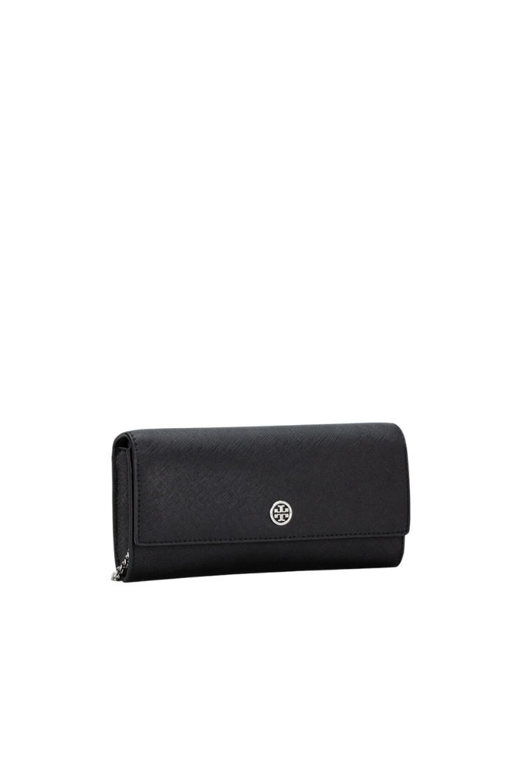 Tory Burch Emerson Crossbody Chain Wallet In Black 157098