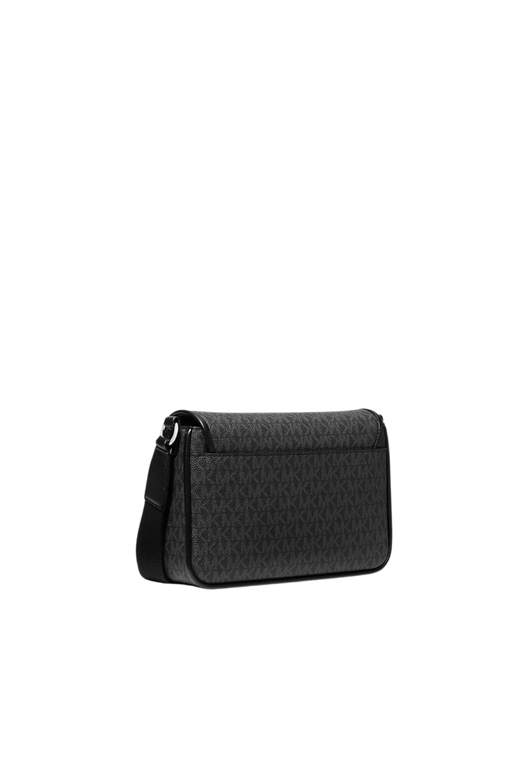 Michael Kors Bradshaw Medium Signature Logo Messenger Bag In Black 35S5S2BM8B