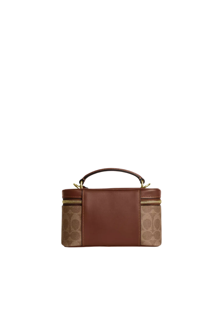 Coach Rainer Crossbody Bag 18 In Signature Canvas In Tan Brown CEO23