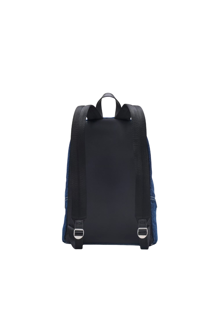 Marc Jacobs The Biker Colorblock Denim Large Backpack In Indigo Multi 2P5HBP003H03