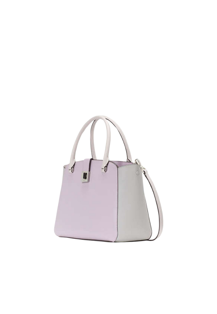 Kate Spade Phoebe Colorblock Medium Satchel Bag In Violet Mist KG747