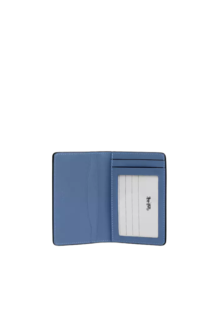 Coach Id Wallet In Light Denim CJ728