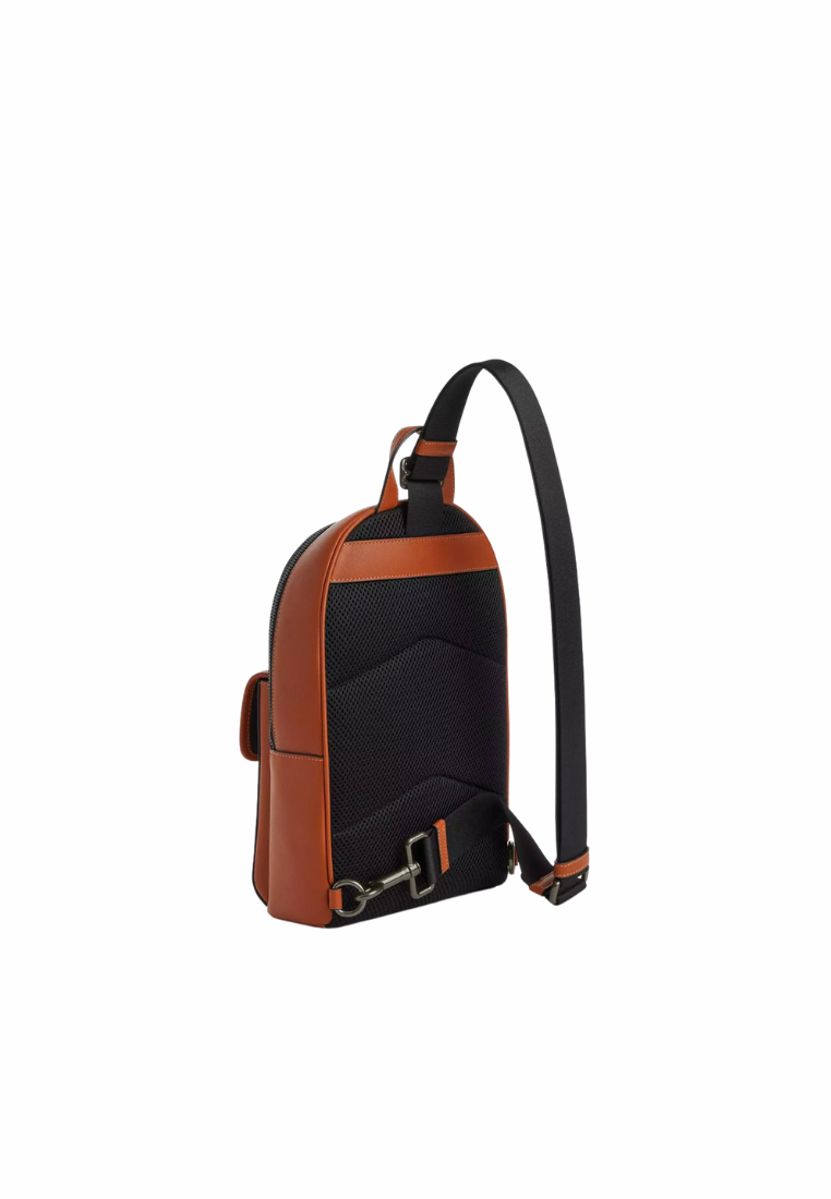 Coach Turnlock Sling Bag In Tan CBI62