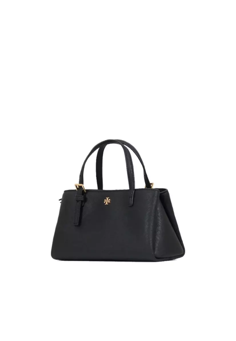 Tory Burch Emerson Mini Tote Bag In Black 146394