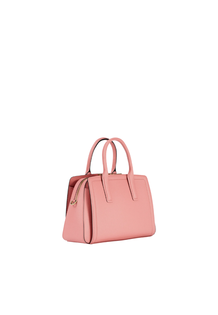 ( PREORDER ) Michael Kors Laila Small Pebbled Leather Satchel Bag In Primrose 30S5G9IS1L