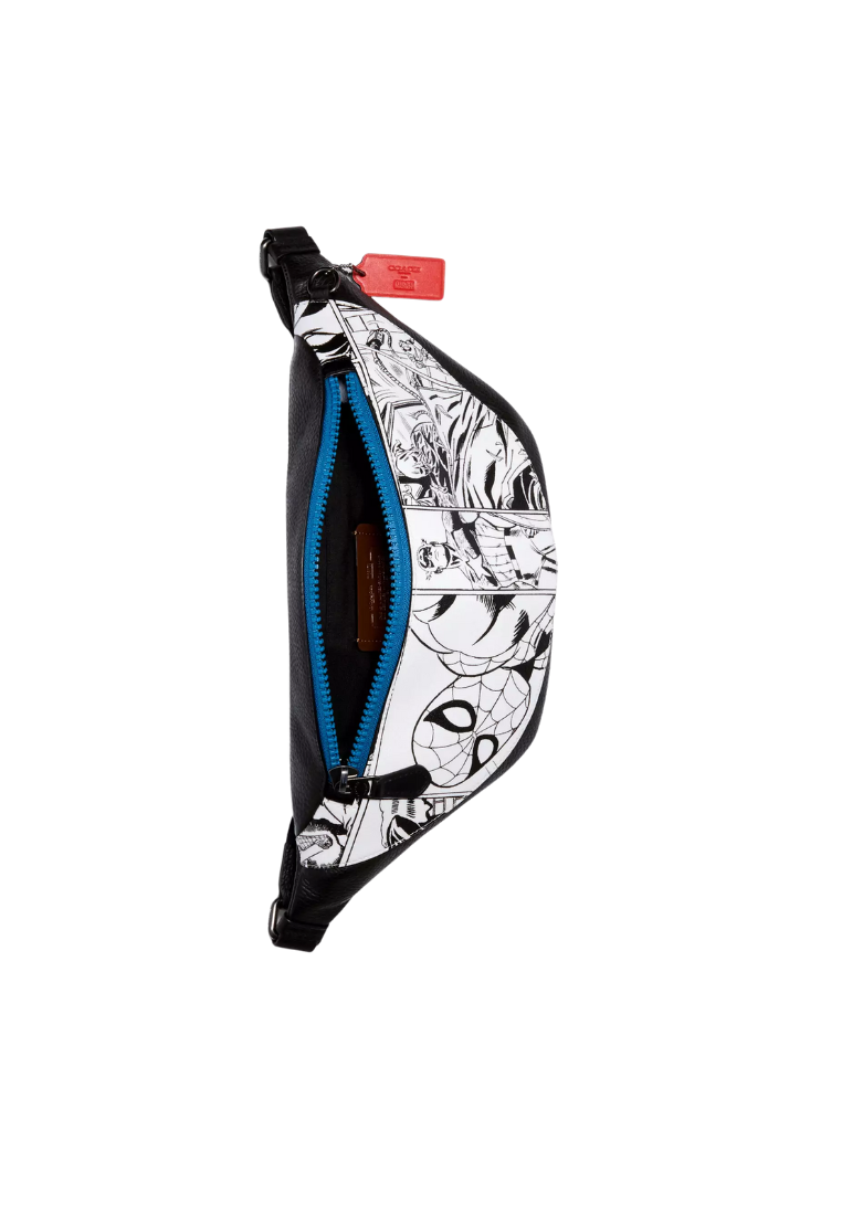 Coach Marvel Warren With Comic Book Print Belt Bag In Chalk Multi 2412