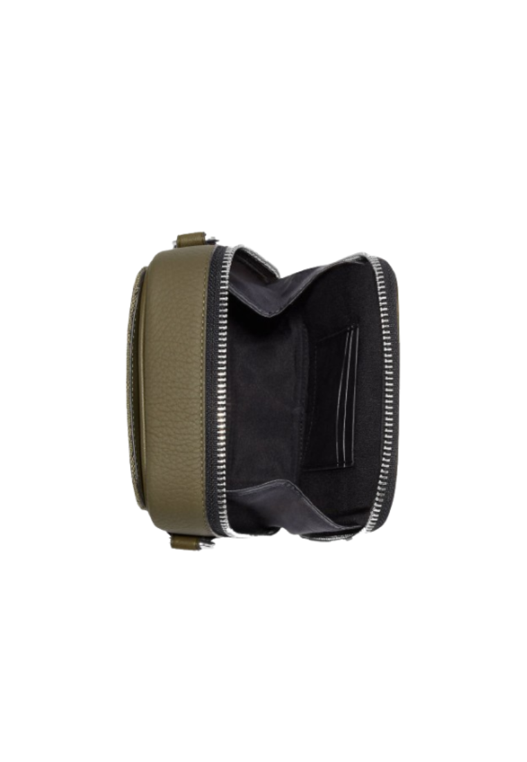 Coach Stanton Crossbody Bag In Signature Jacquard In Olive Drab Utility Green CH097