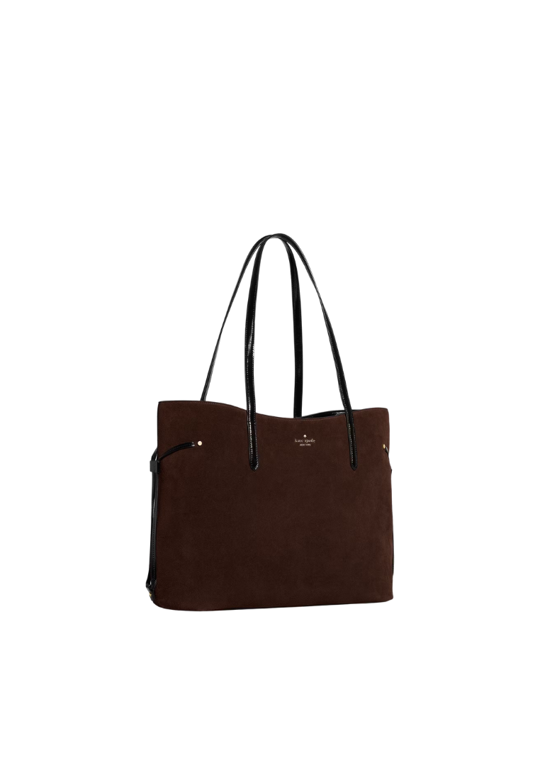 Kate Spade Cleo Tote Bag In Hot Fudge KP278