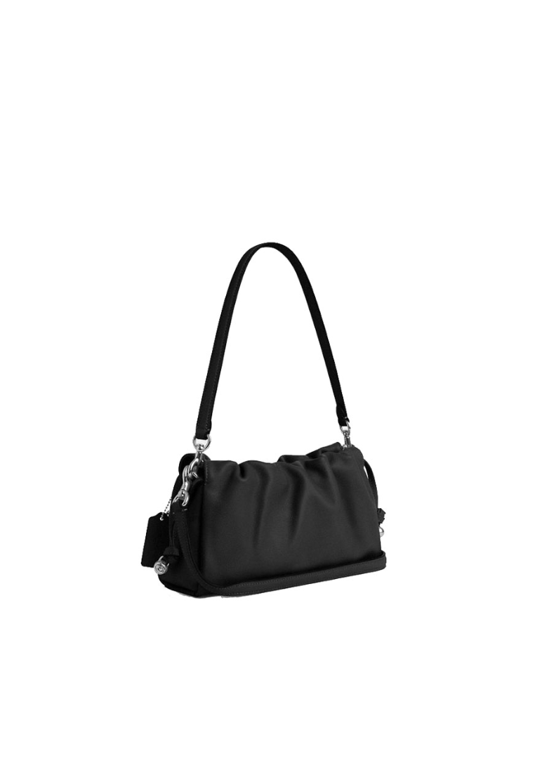 Coach Faye Shoulder Bag In Silver Black CV529