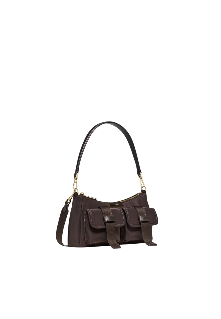Kate Spade Carter Ksnyl Crossbody Bag In Hot Fudge KN673