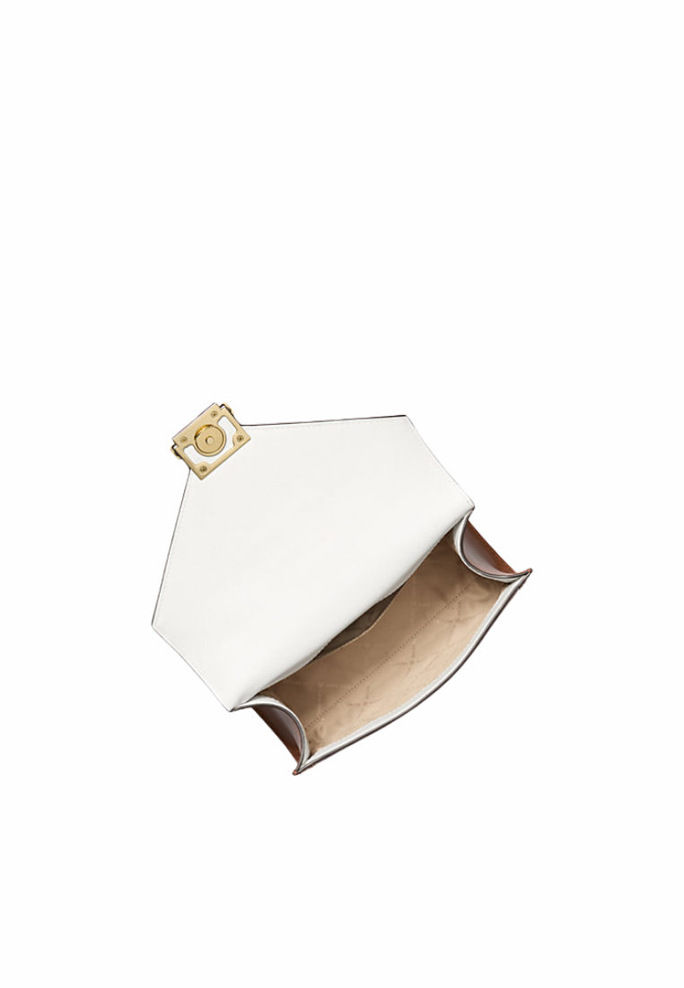 Michael Kors Whitney Medium Two-Tone Studded Convertible Crossbody Bag In Luggage Multi 35S5GWHL6L