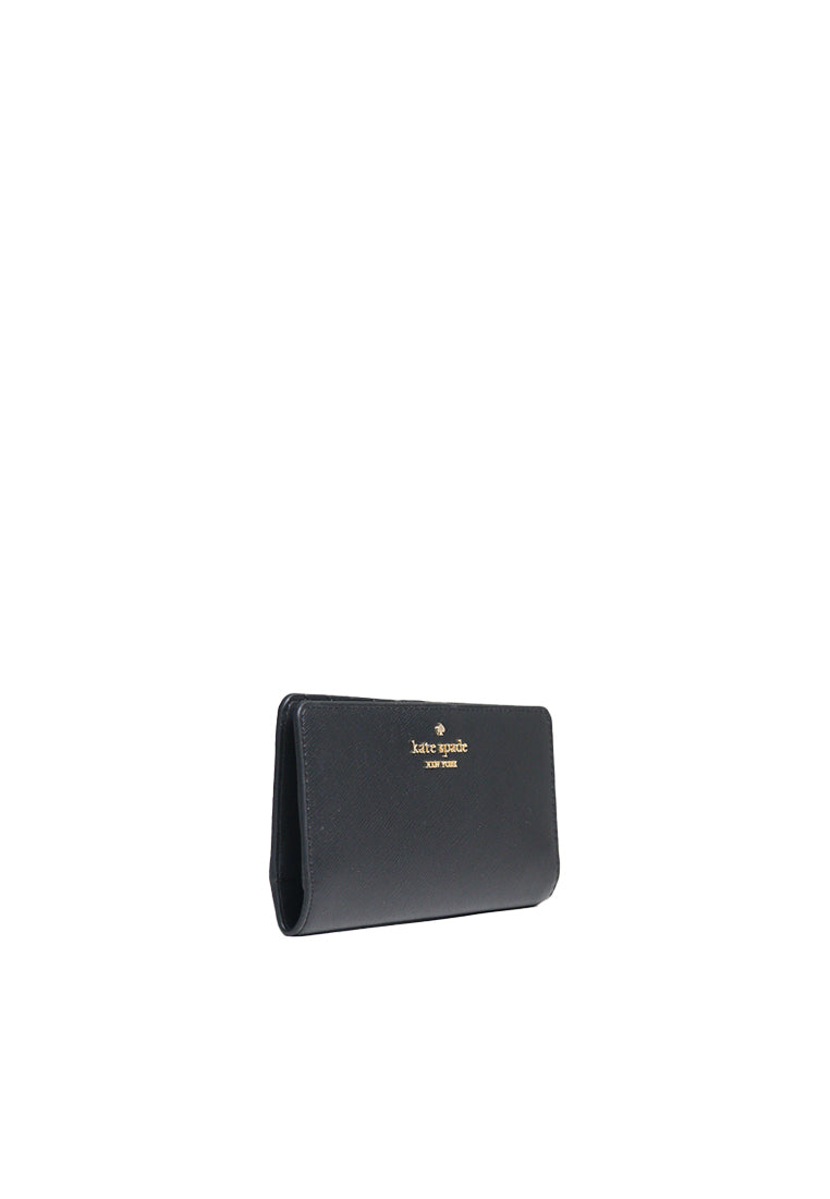Kate Spade Madison Slim Bifold Wallet In Black K1366